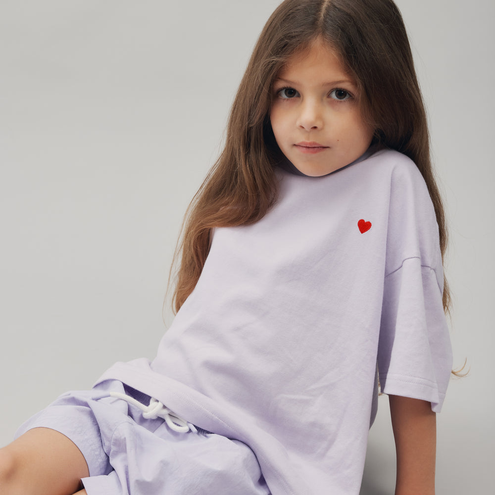 HEART TEE - VIOLET