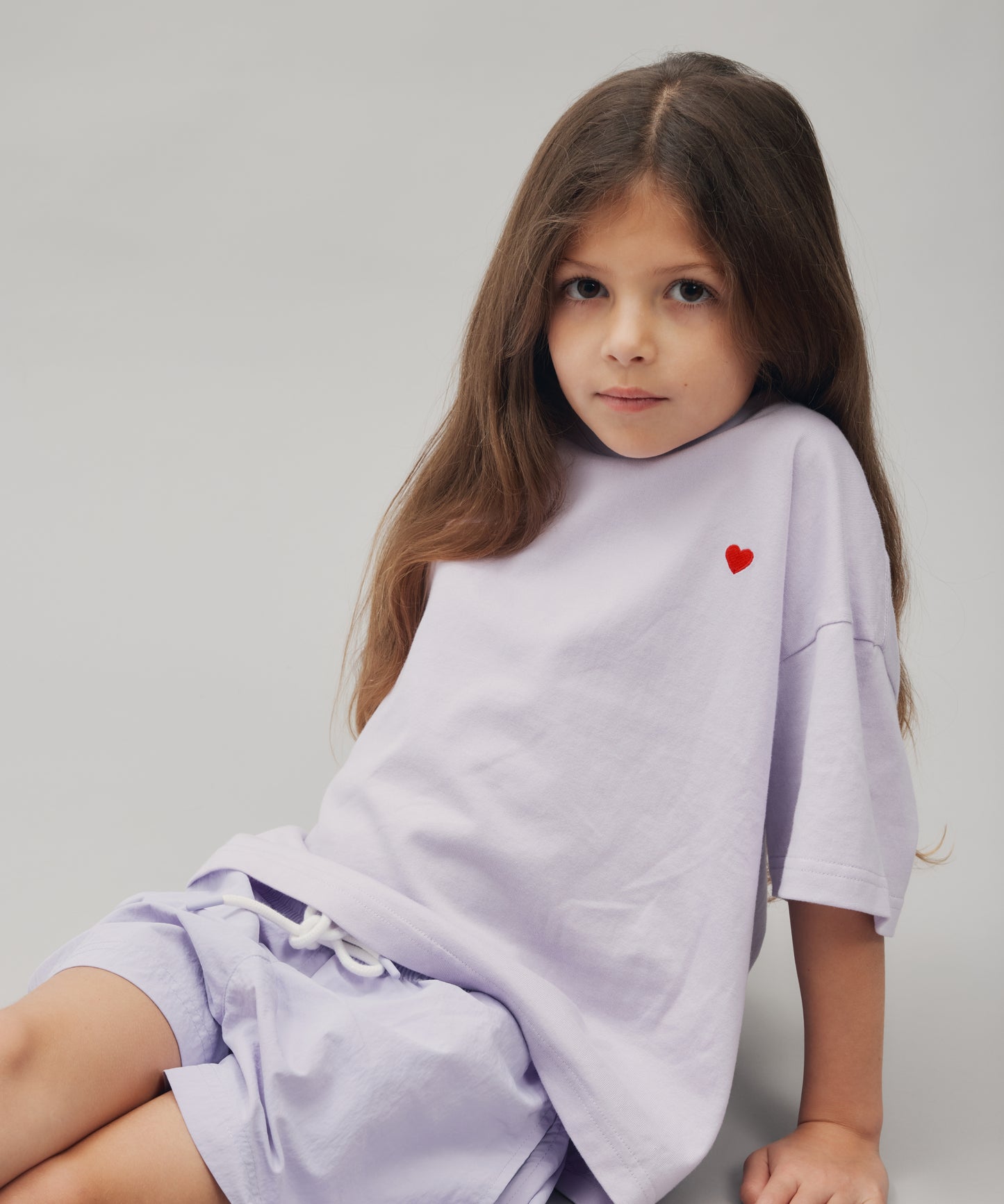 HEART TEE - VIOLET