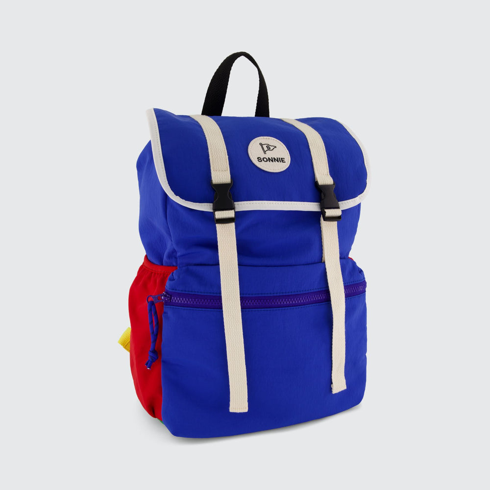 SCHOOL BAG - BLUE/RED