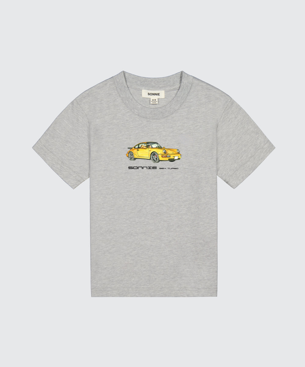 964 Turbo Tee - Grey Marle