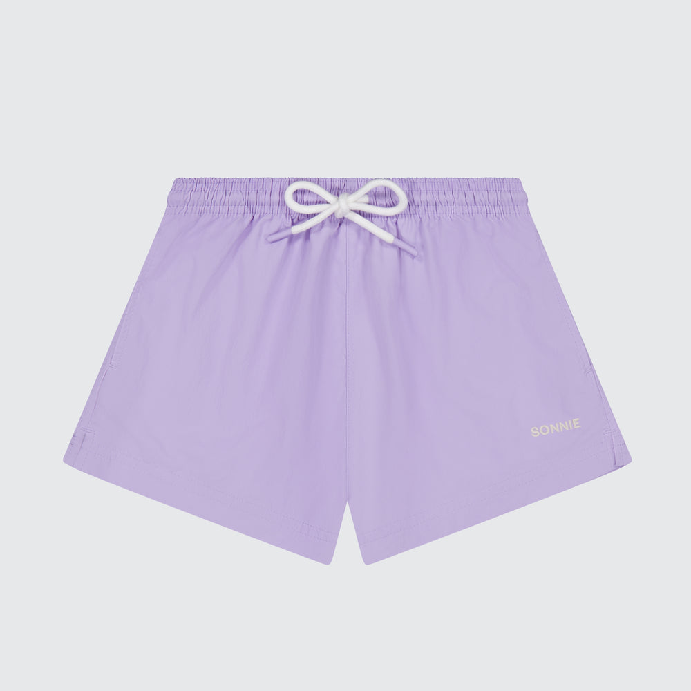 Nylon Shortie Shorts