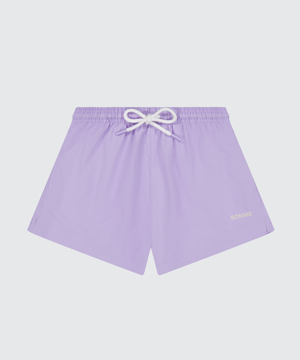 Nylon Shortie Shorts