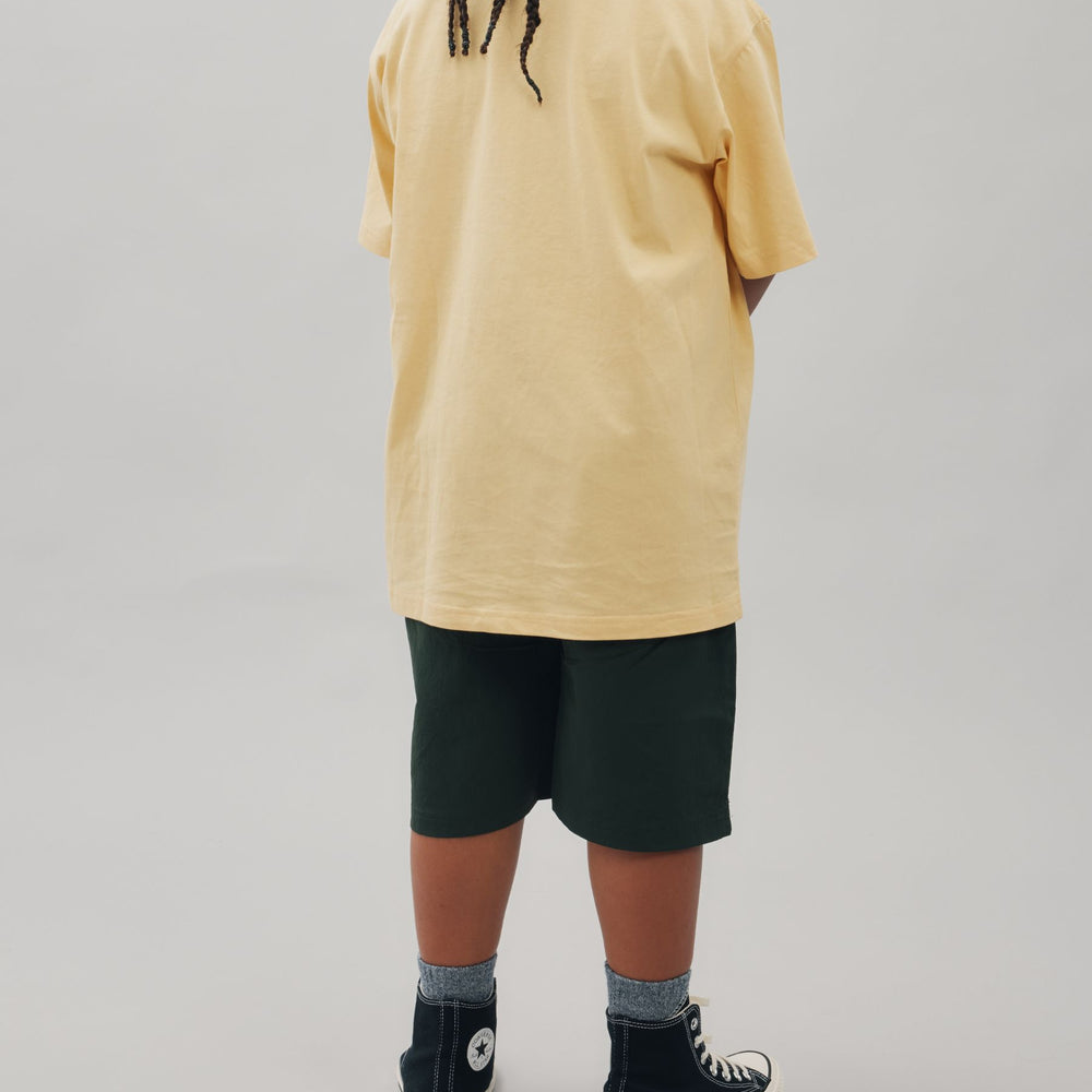 
                      
                        NYLON SPORTS SHORTS - FOREST GREEN / INK
                      
                    