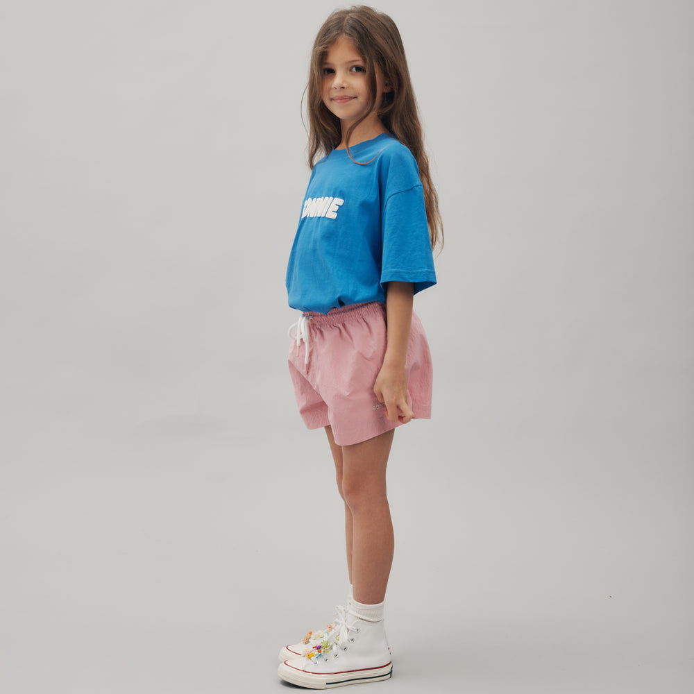PUFF PRINT TEE - ELECTRIC BLUE
