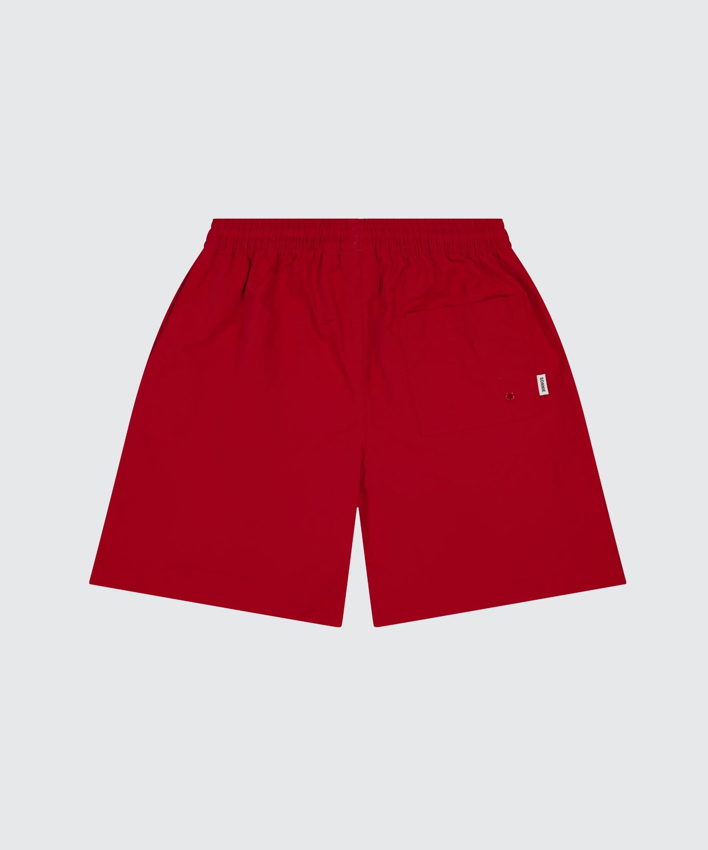 NYLON SPORTS SHORTS - TEAM RED