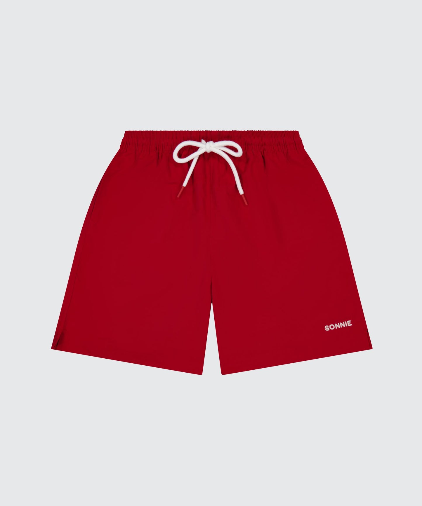 NYLON SPORTS SHORTS - TEAM RED