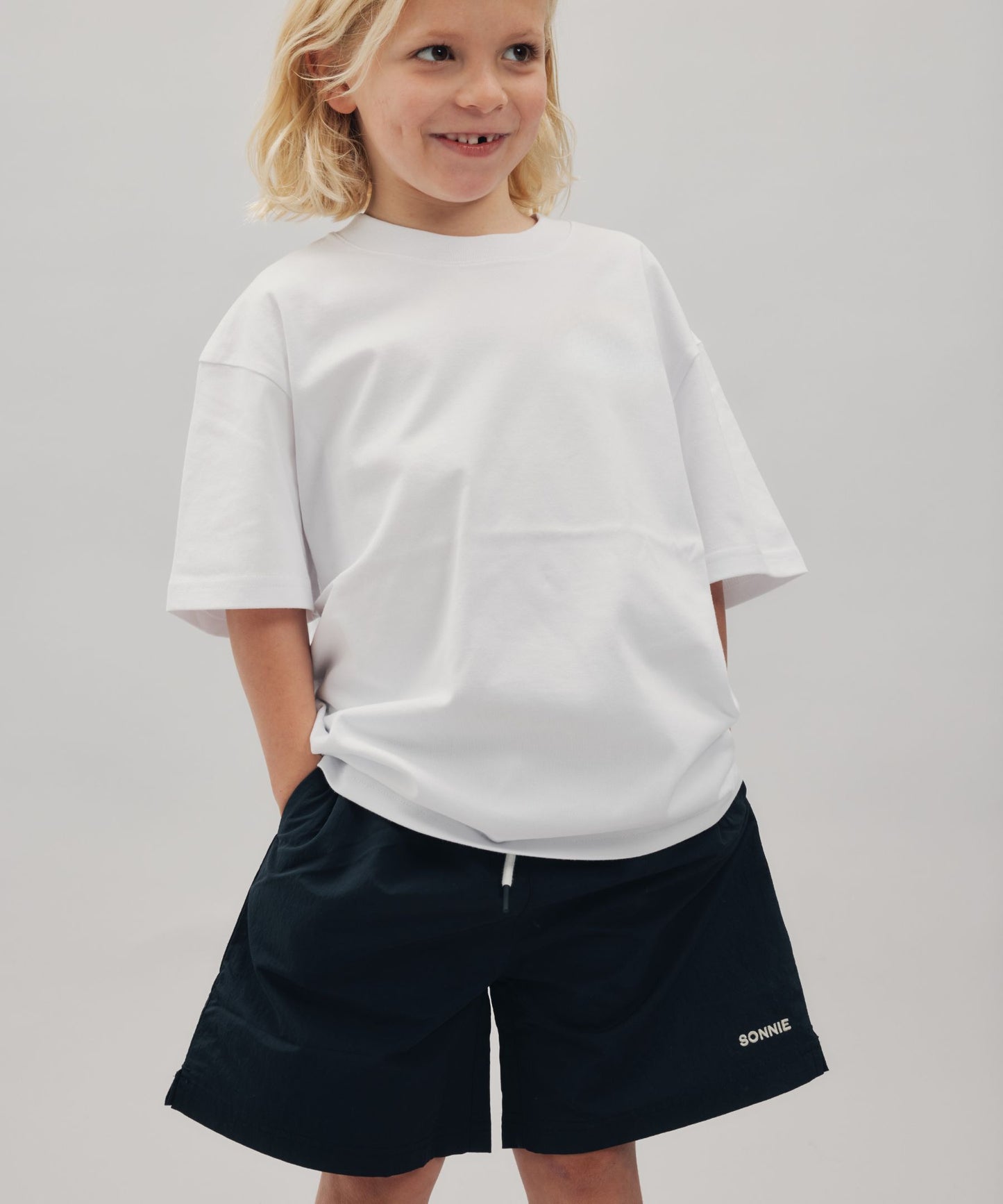 NYLON SPORTS SHORTS - INK