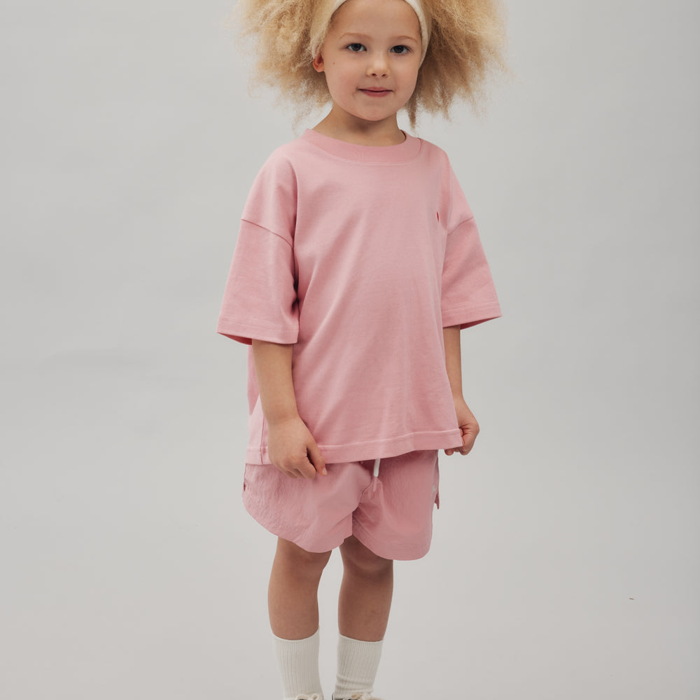 HEART TEE - SHELL PINK
