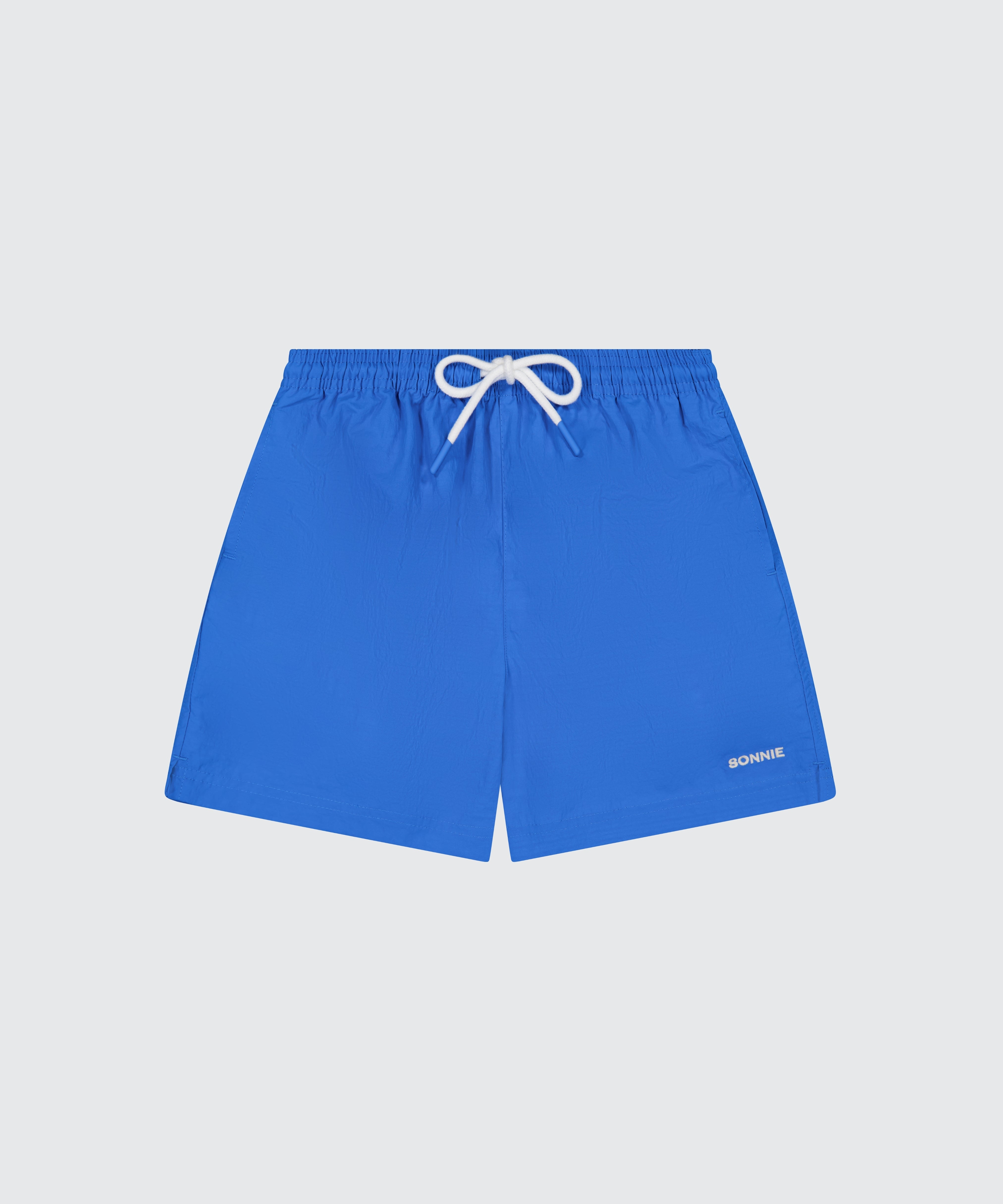 NYLON SPORTS SHORTS - ELECTRIC BLUE – SONNIE