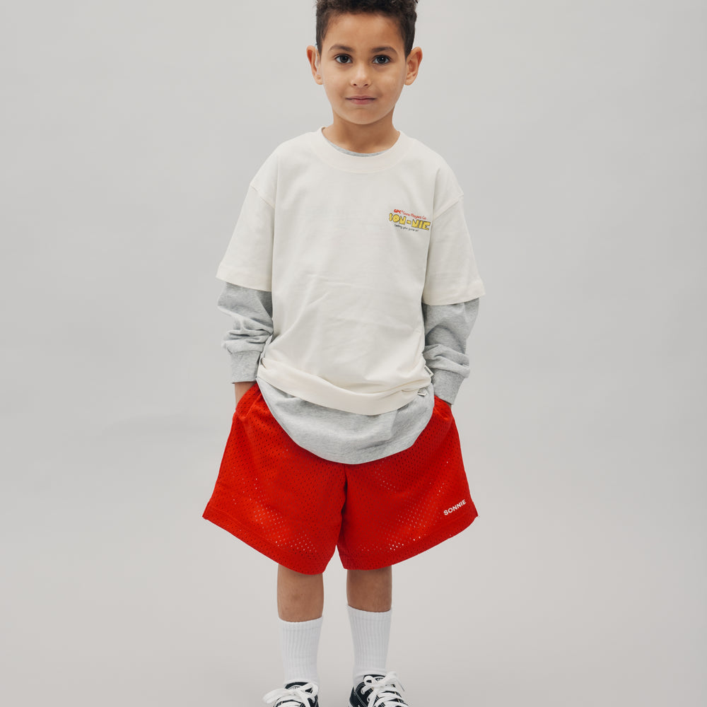 
                      
                        BAGGY BASKETBALL SHORTS - TEAM RED
                      
                    