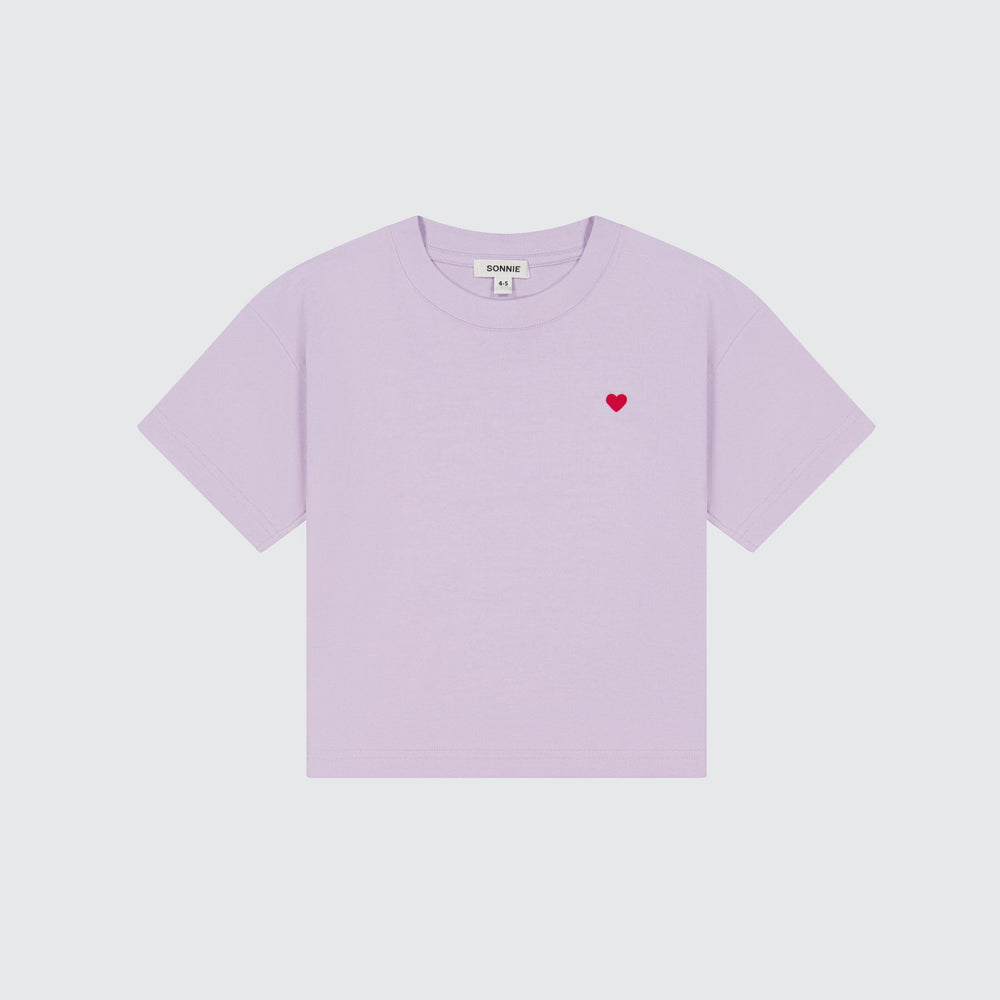 HEART TEE - VIOLET