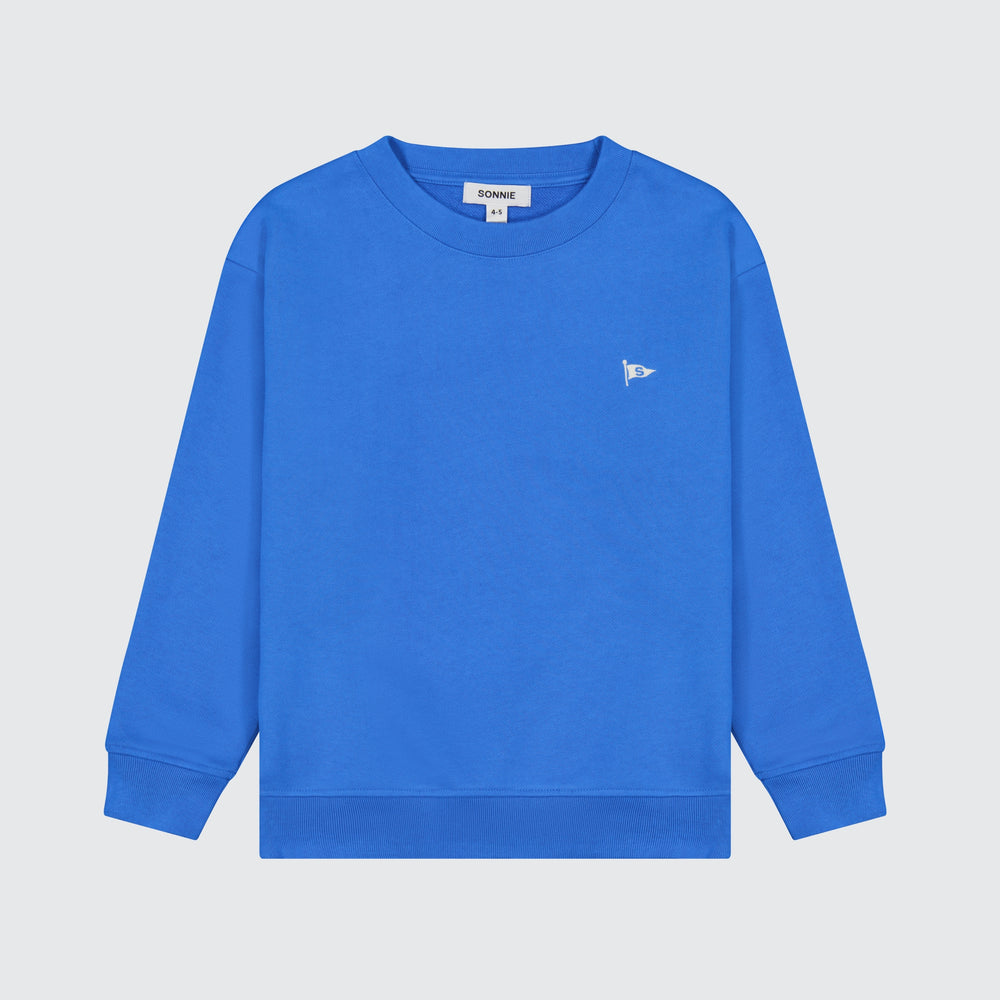 Slouchy Crewneck - Blue Blue