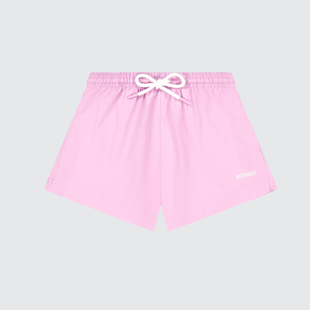 NYLON SHORTIES - SHELL PINK