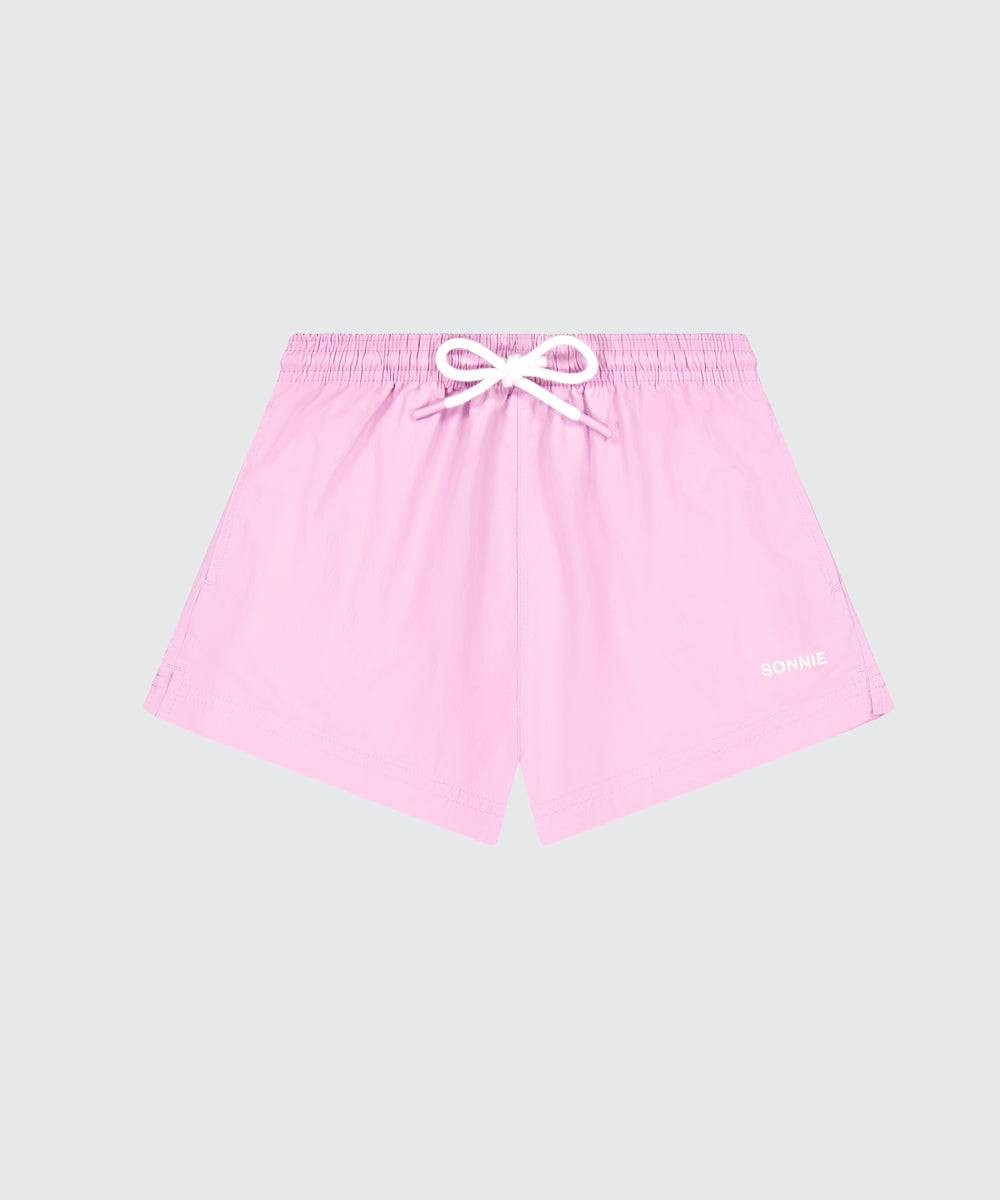 NYLON SHORTIES - SHELL PINK