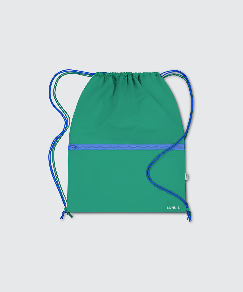 Nylon Swim Bag - Court Green