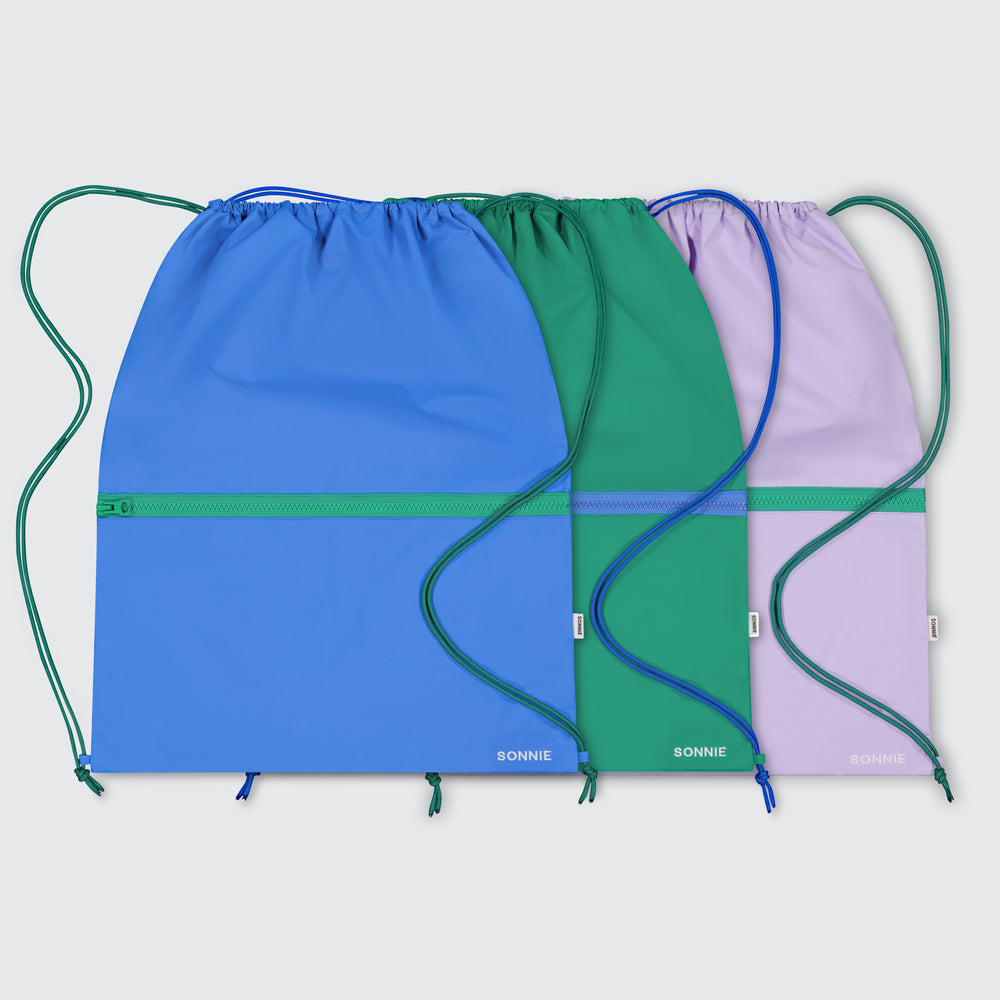 Nylon Swim Bag - Blue Blue