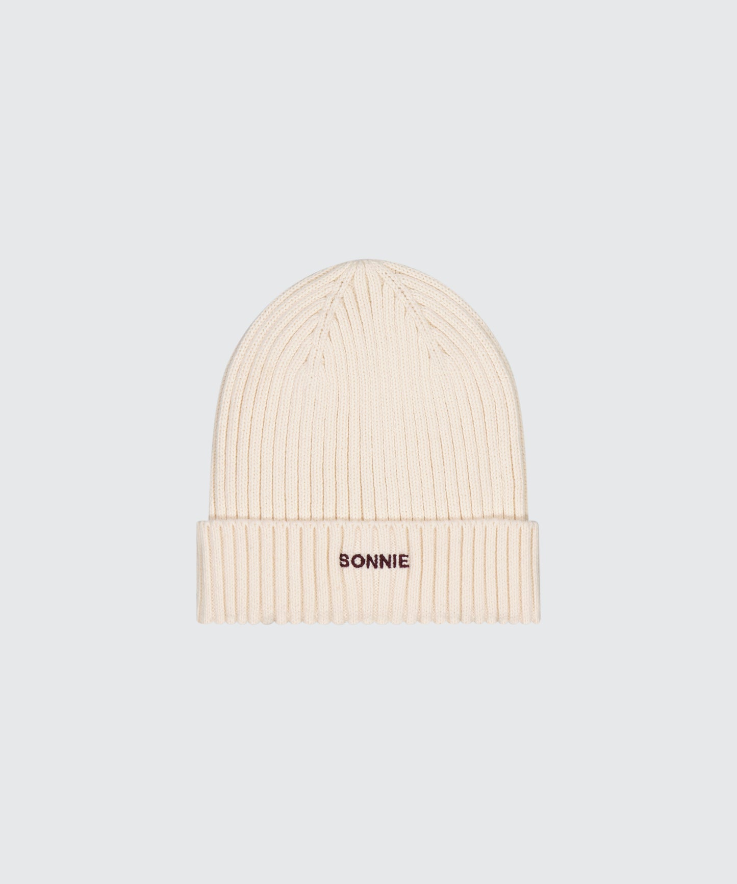 Cotton Knit Beanie - Off White