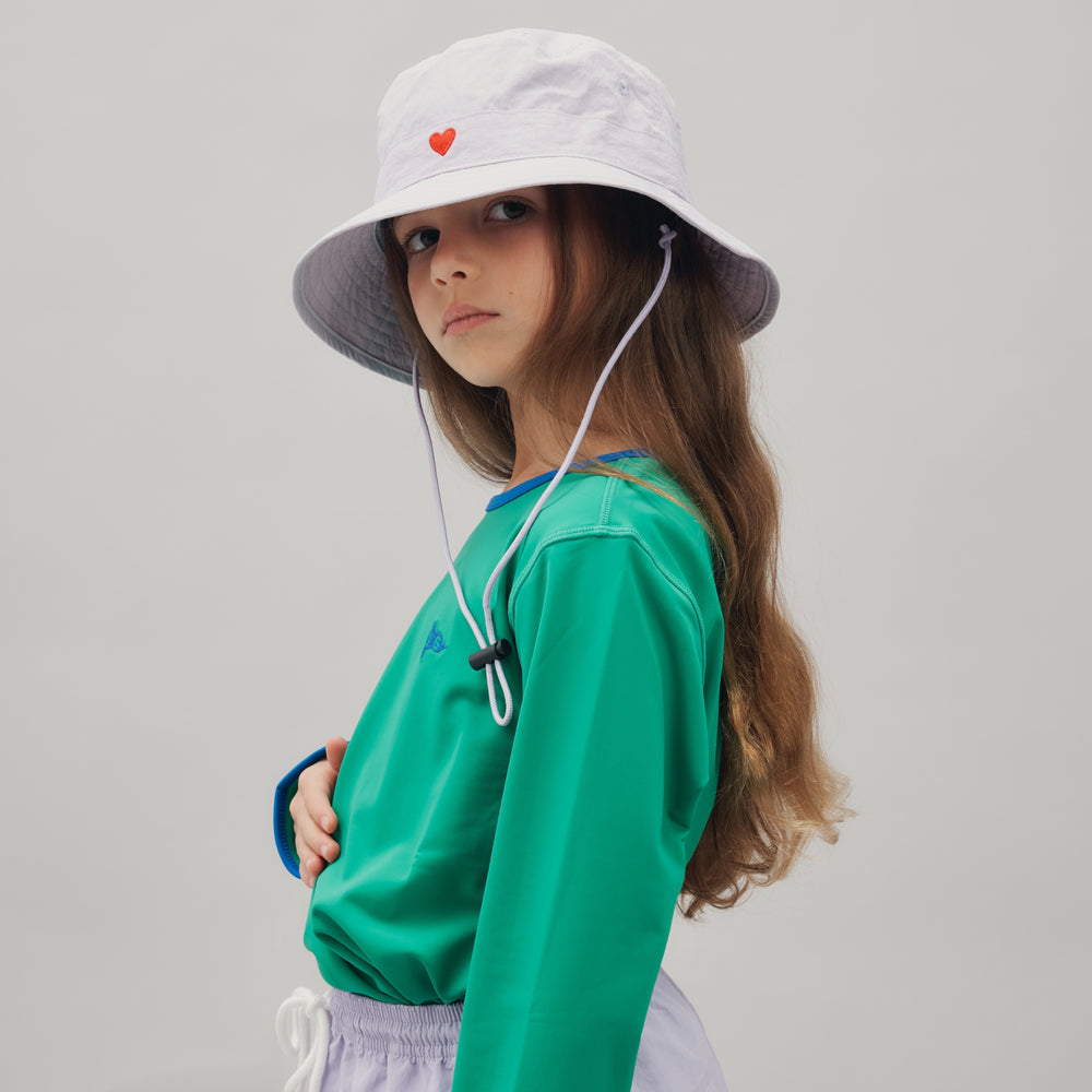 HEART BUCKET HAT - ULTRA VIOLET