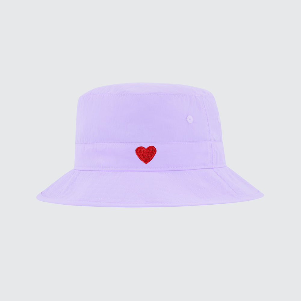 HEART BUCKET HAT - ULTRA VIOLET