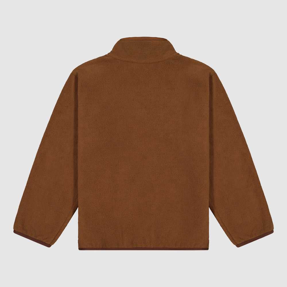 
                      
                        Monty Quarter Dome Fleece - Carob
                      
                    