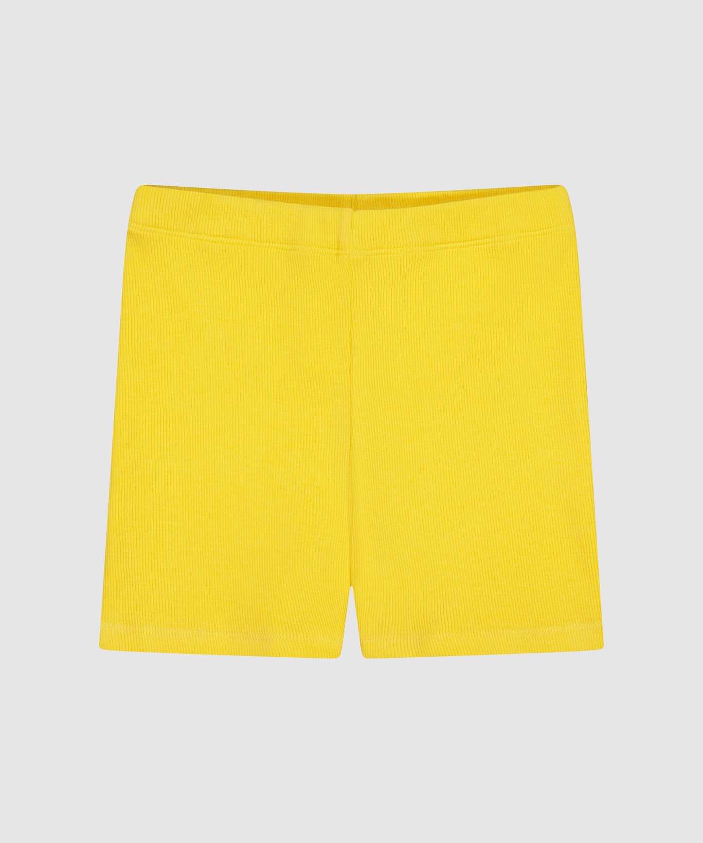 Orla Ribbed Bike Shorts - Sunflower