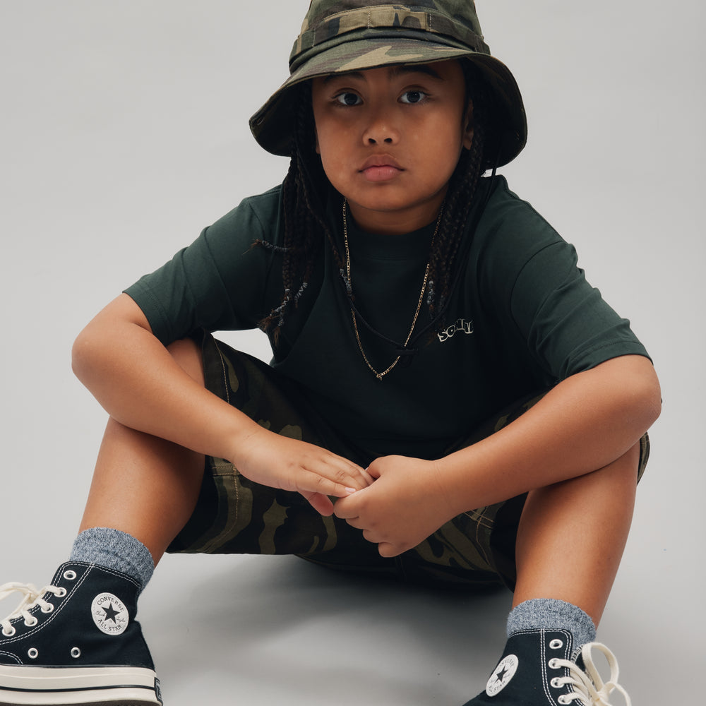 CAMO BUCKET HAT 