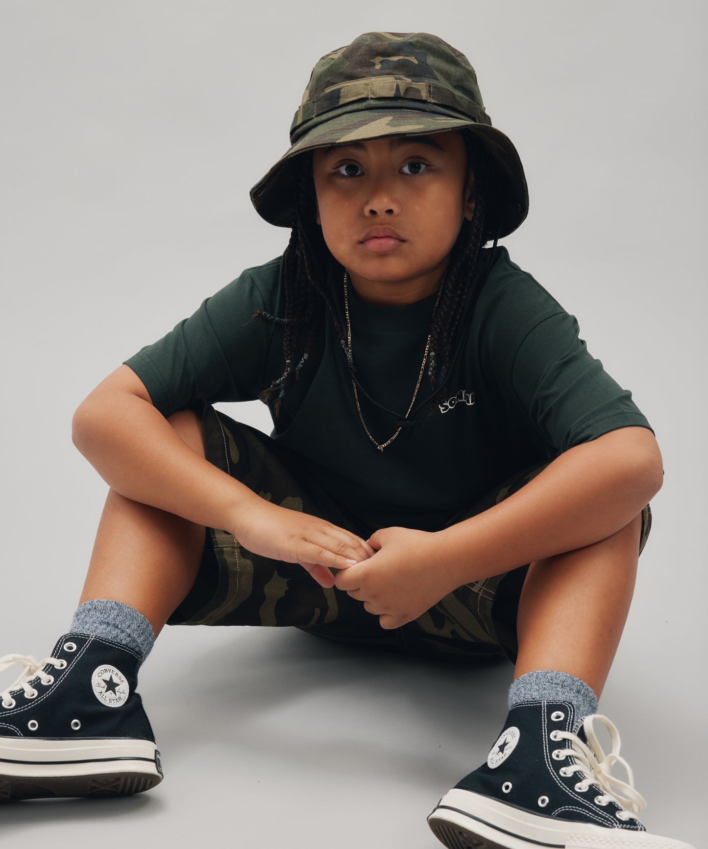 CAMO BUCKET HAT 