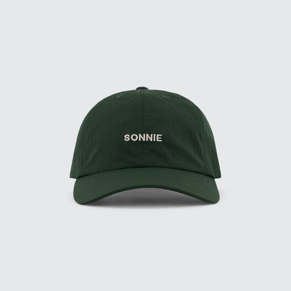 NYLON CAP -  FOREST GREEN