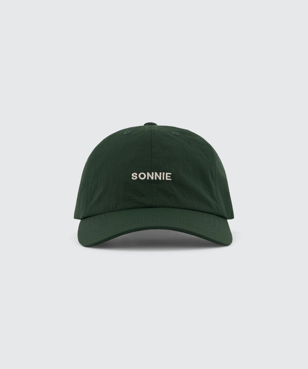 NYLON CAP -  FOREST GREEN