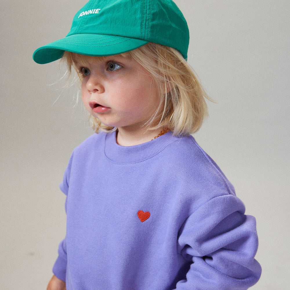 
                      
                        Heart Crewneck - Lavender
                      
                    