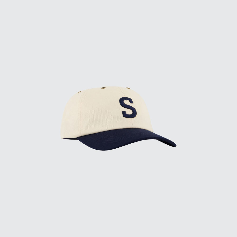 S CAP - CREAM/INK
