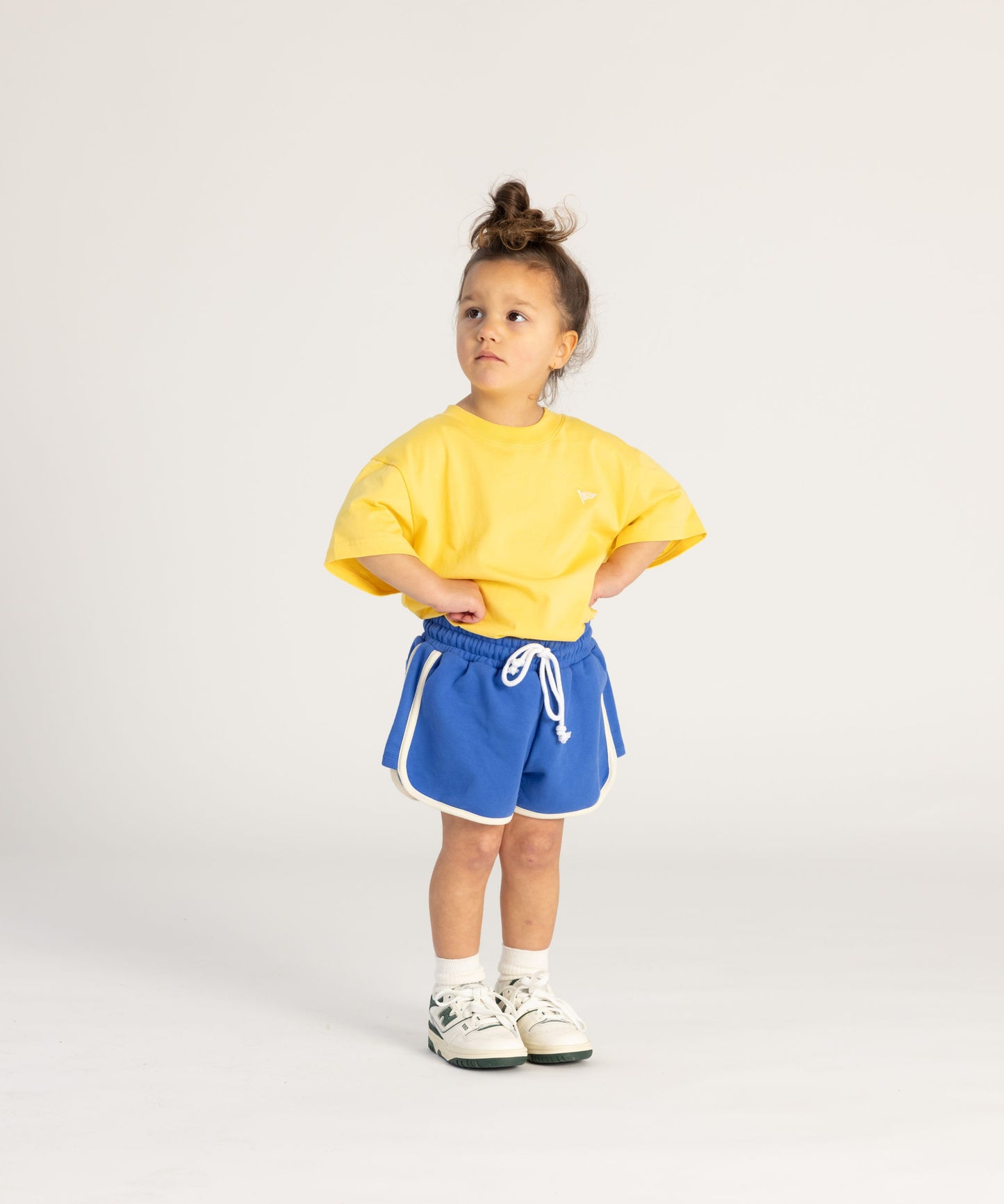 Shortie Sweat Shorts - Blueberry