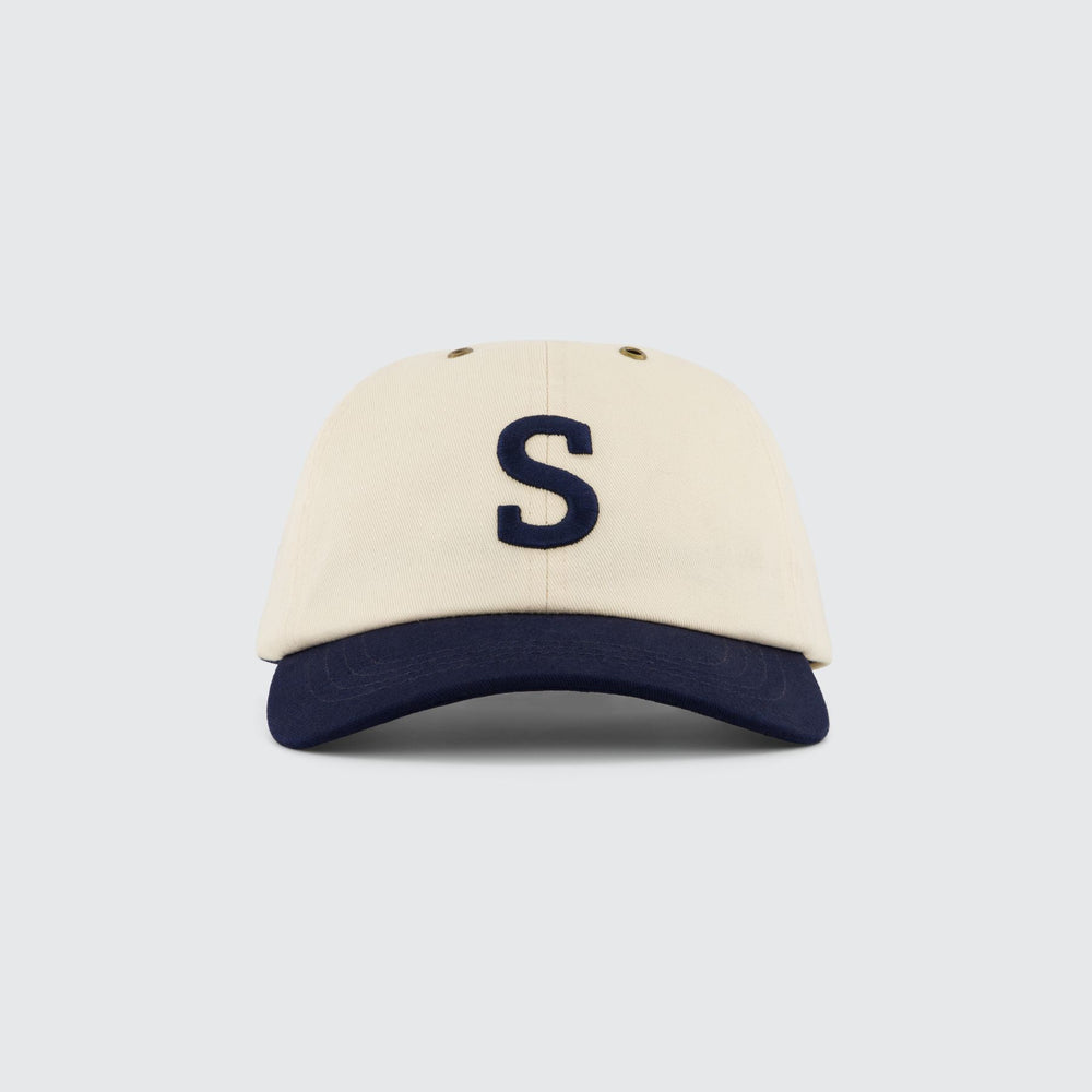 S CAP - CREAM/INK