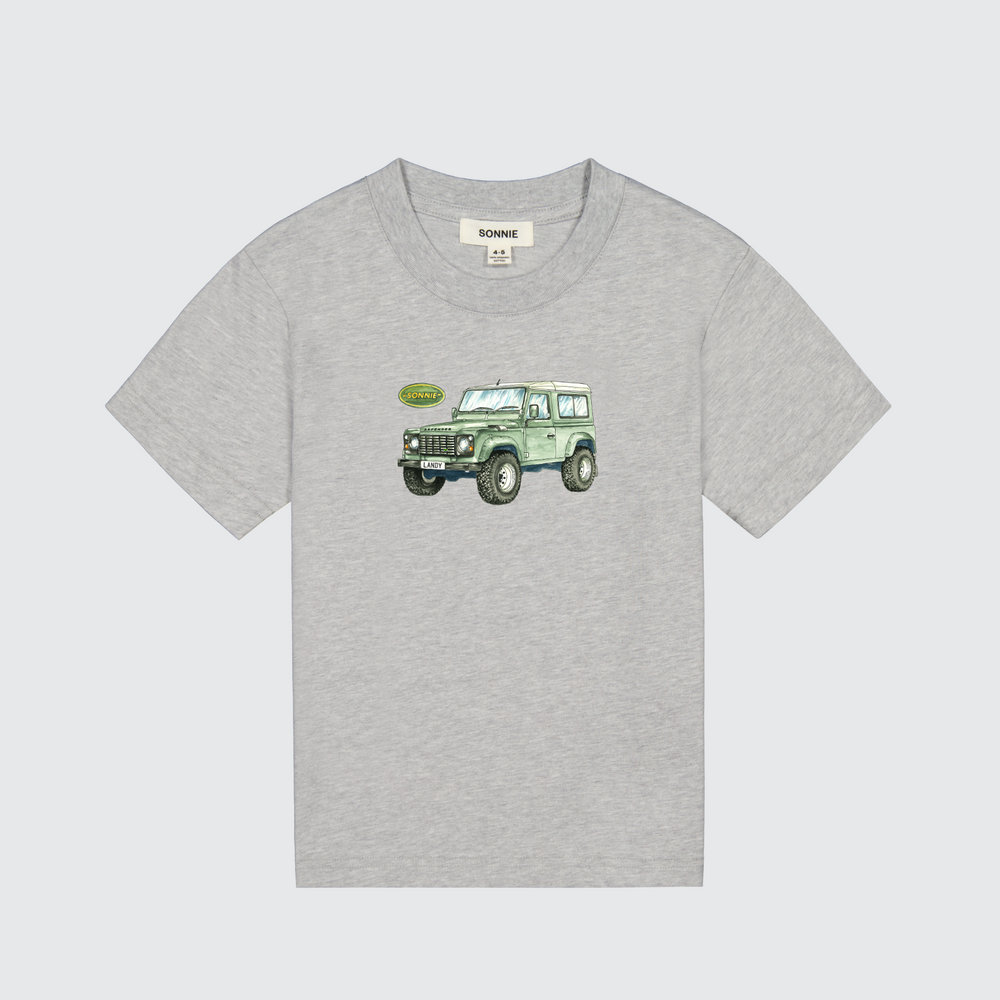 LANDY TEE - GREY MARLE