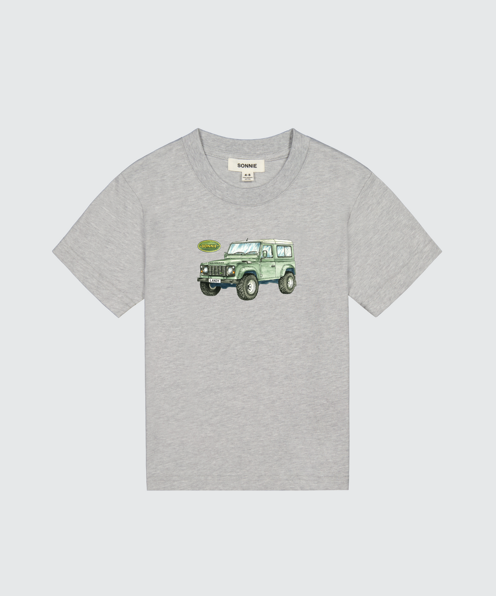 LANDY TEE - GREY MARLE