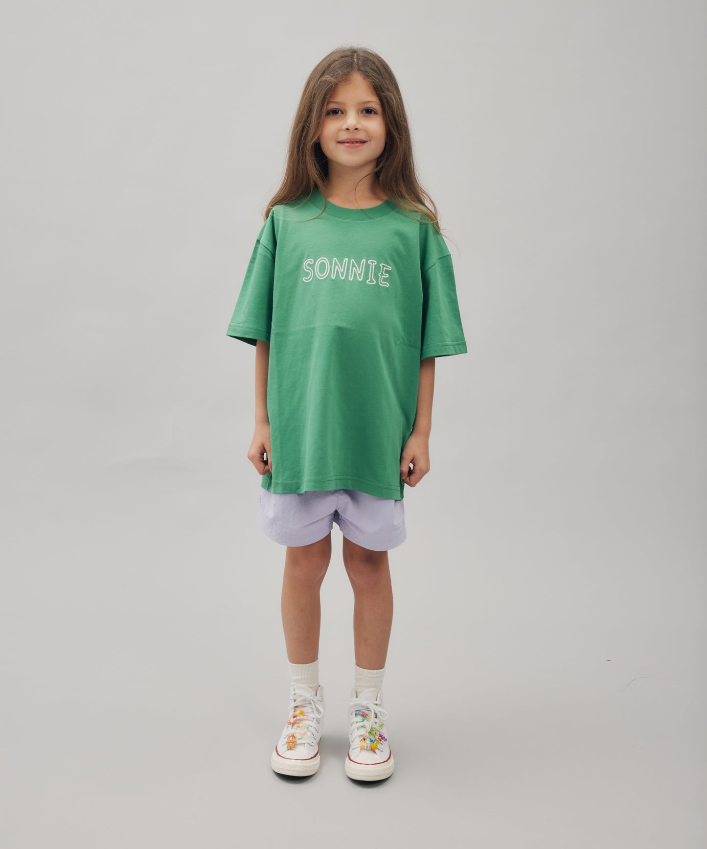 SCRIBBLE TEE - KERMIT GREEN