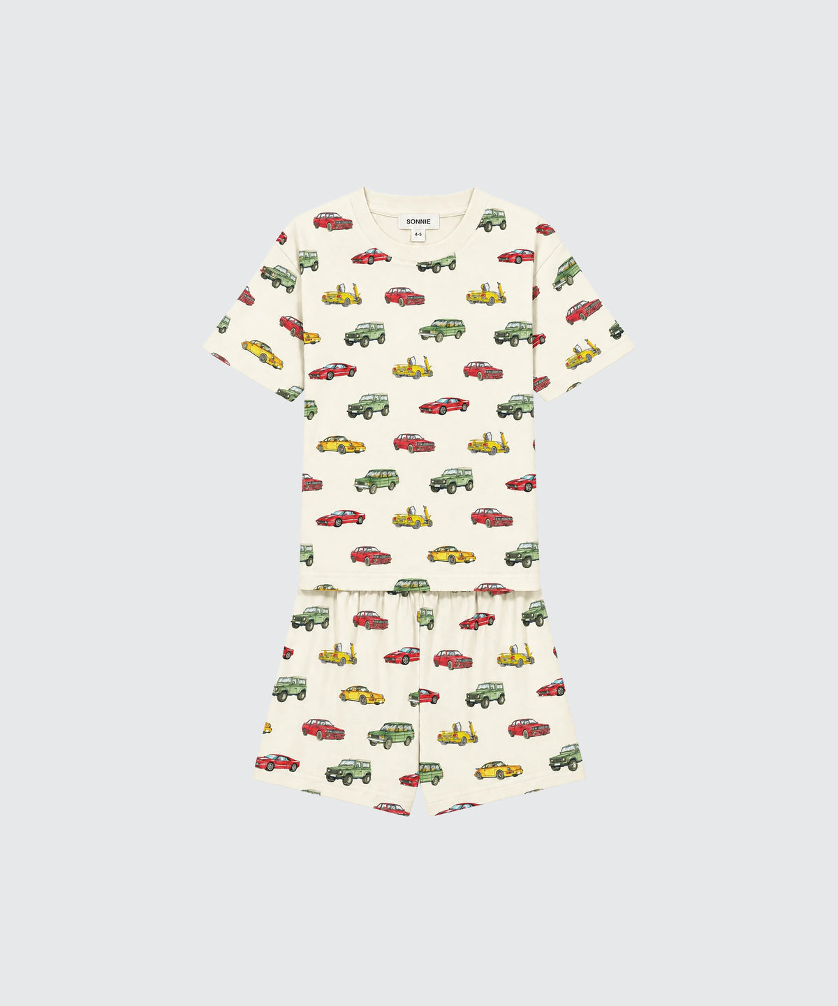 Sonnie Pjs - Car Print / Off White