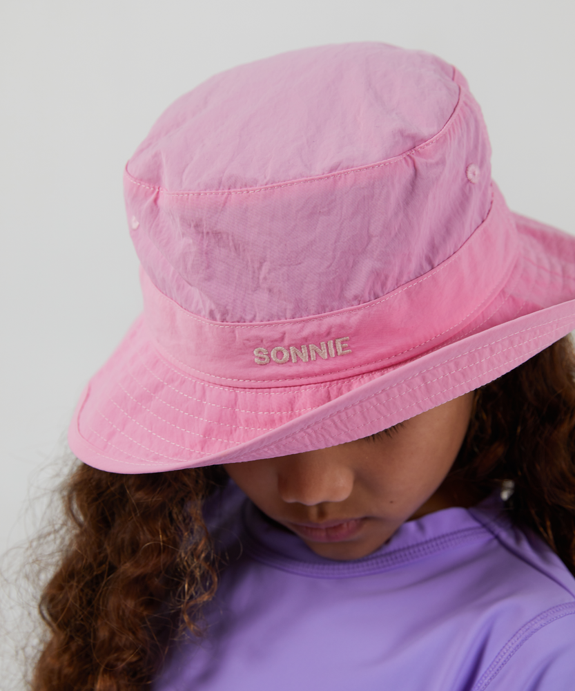 
                  
                    Nylon Bucket Hat - Pink
                  
                