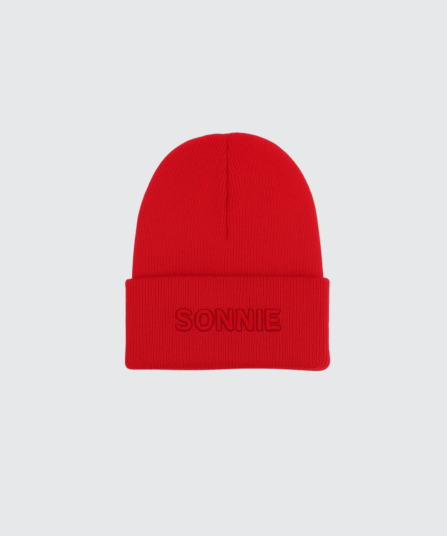 Classic Knit Beanie - Team Red
