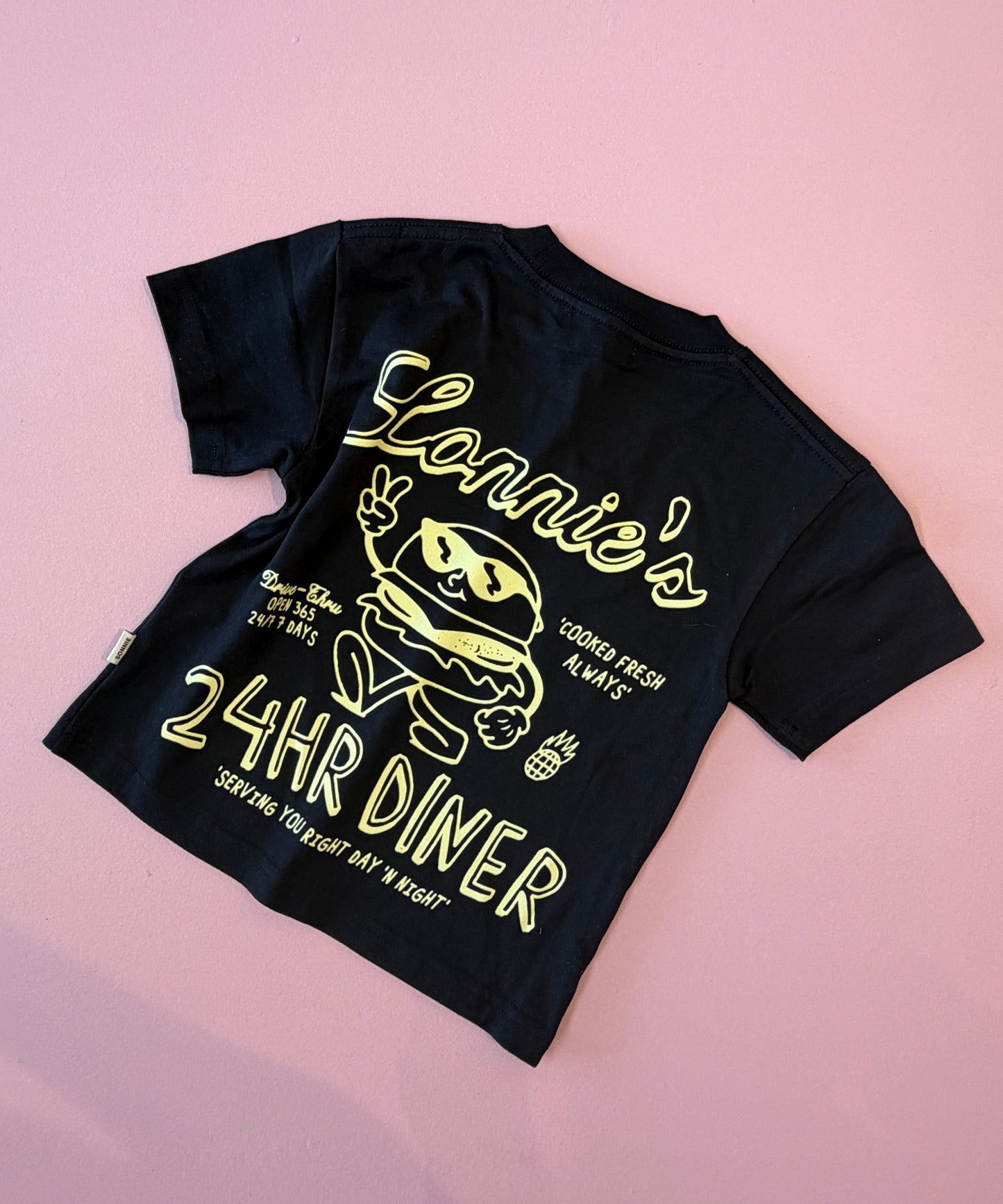 Diner Tee - BLACK