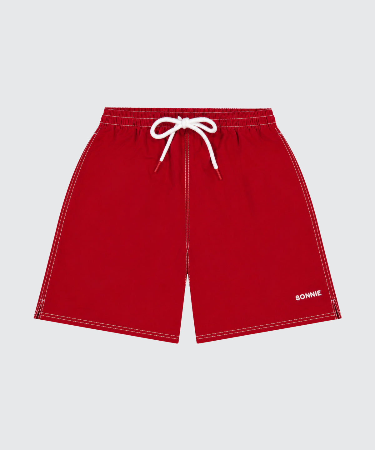 SONNIE Nylon Sports Shorts in Red