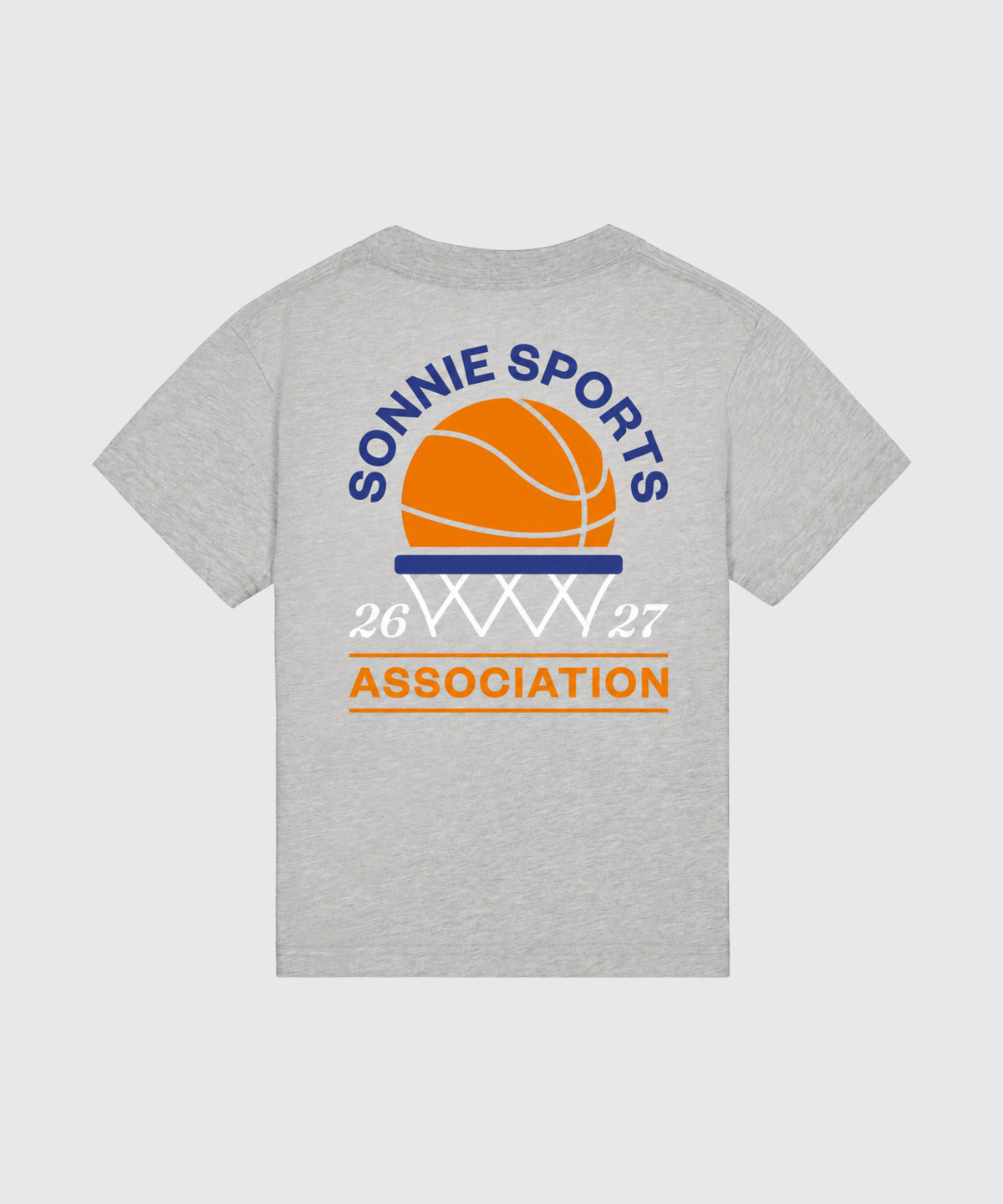 SONNIE Sports Association Tee in Grey Marle