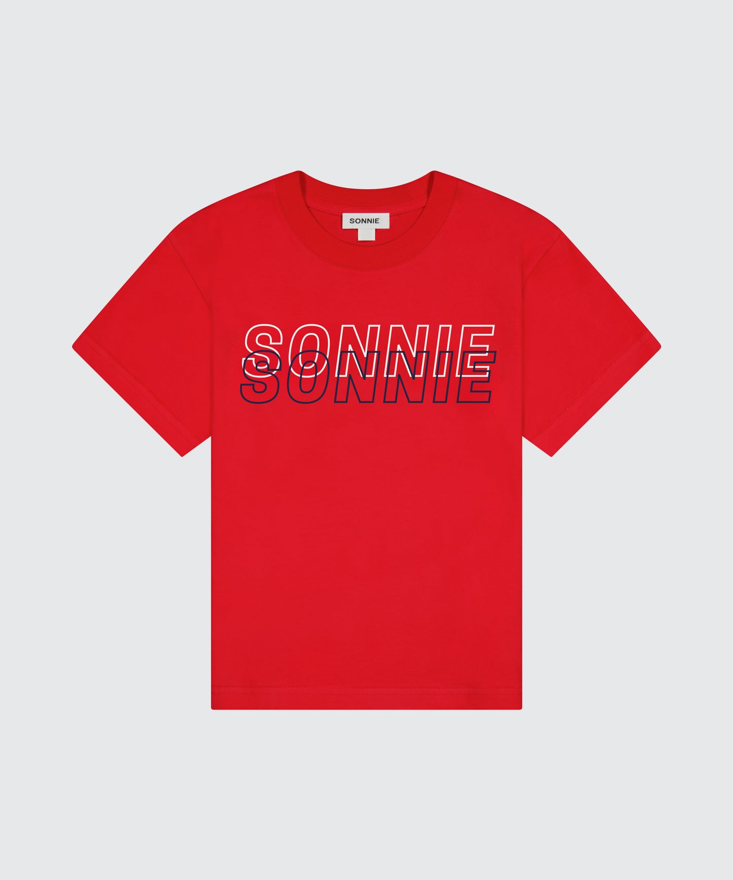 DOUBLE VISION TEE - TEAM RED