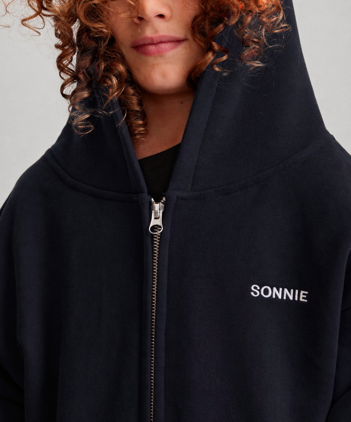 Zip Hoodie - Ink