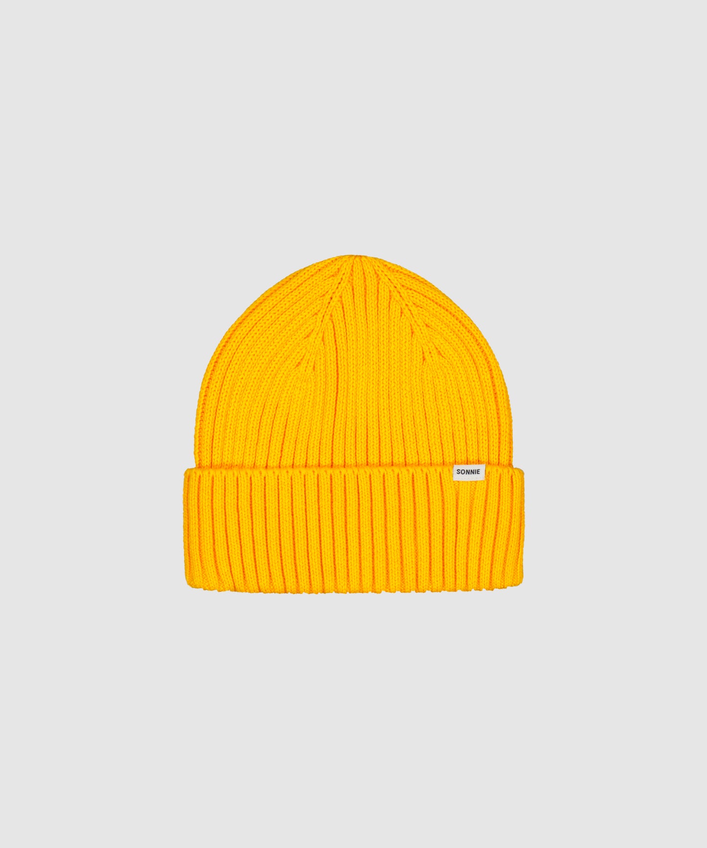 Cotton Knit Beanie - Marigold