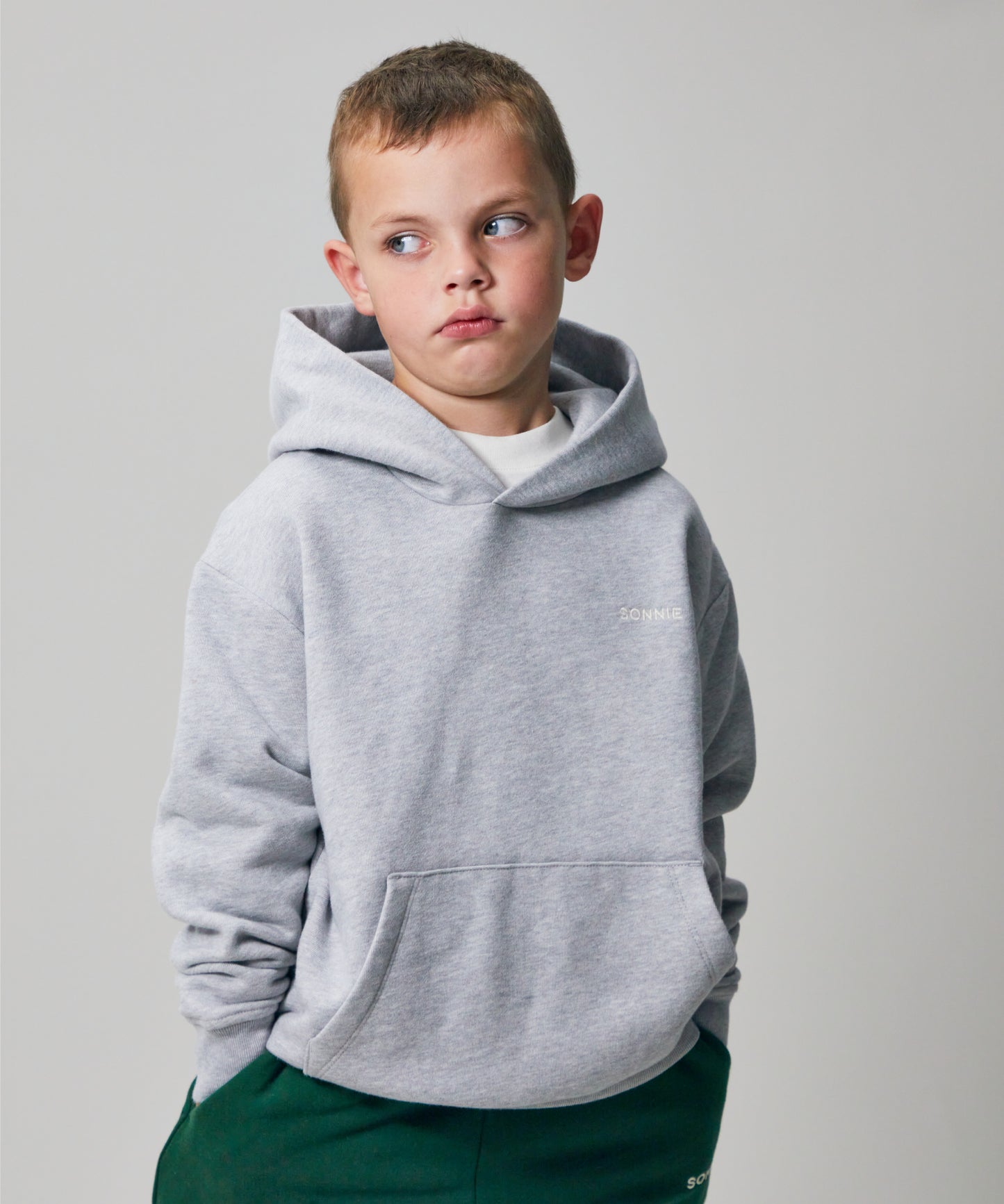 Milo Hoodie - Grey Marle