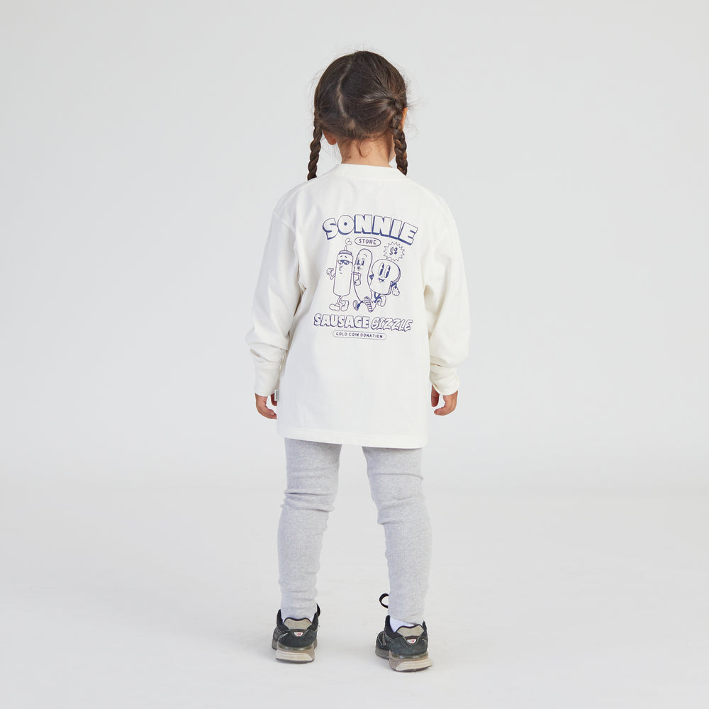 
                      
                        Sausage Sizzle Tee - Off-white
                      
                    