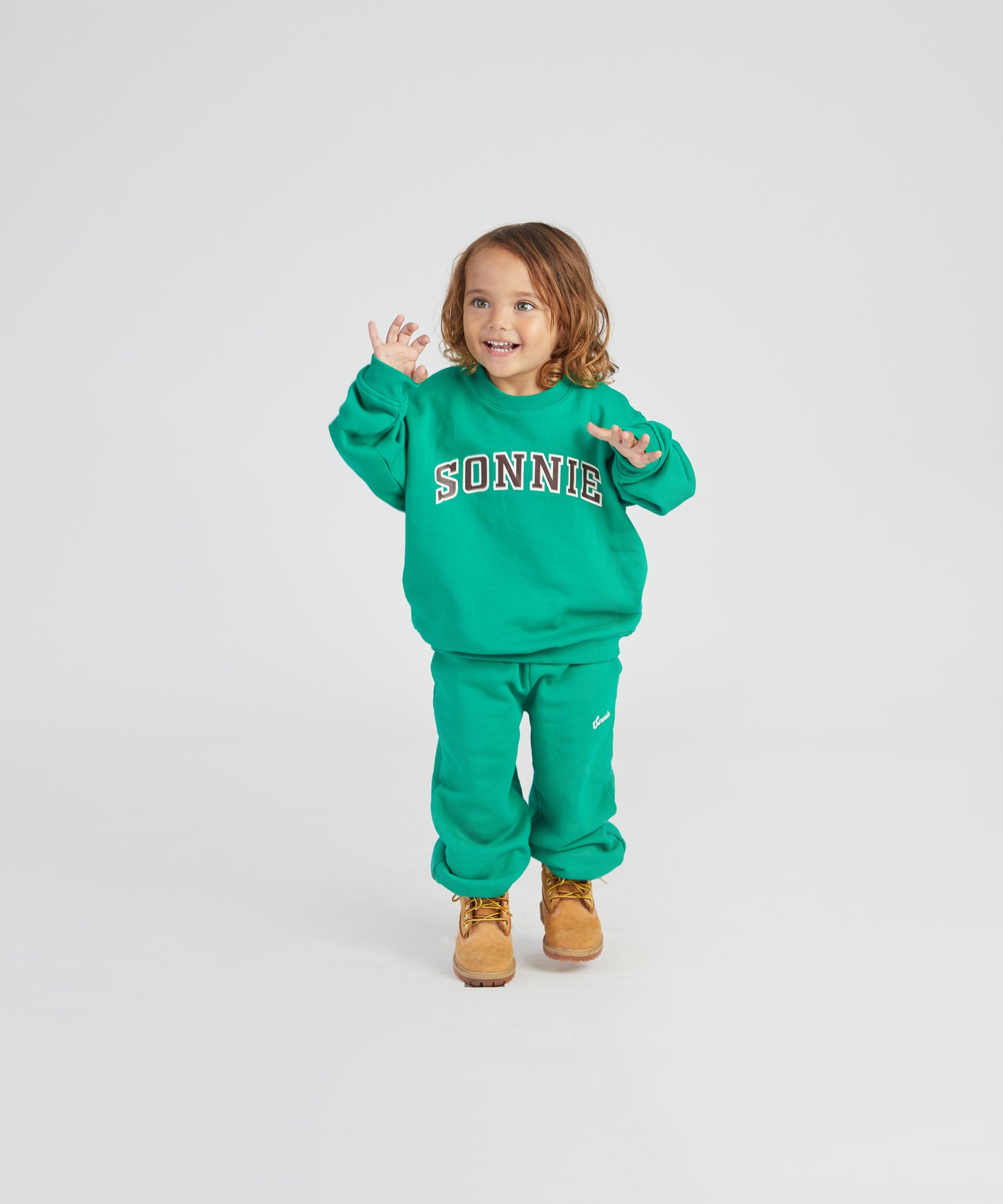 Varsity Crewneck - Court Green