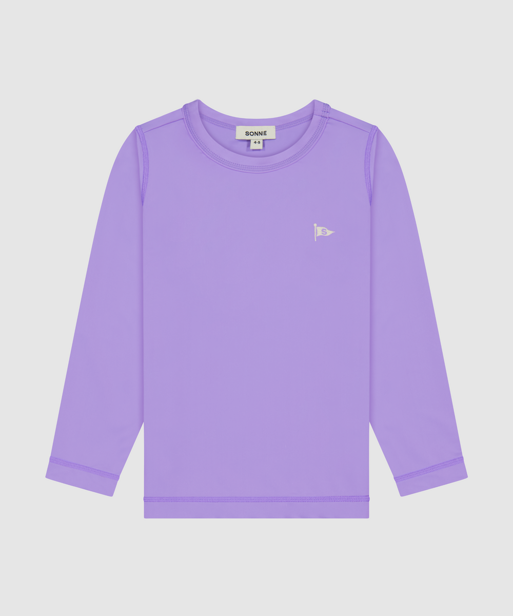 Long Sleeve Swim Tee - Violet