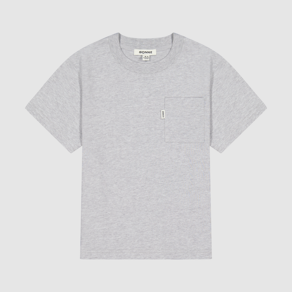 Pocket Tee - Grey Marle